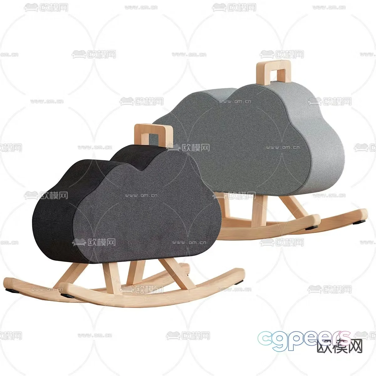 Children’s rocking chair Children’s chair 3d model