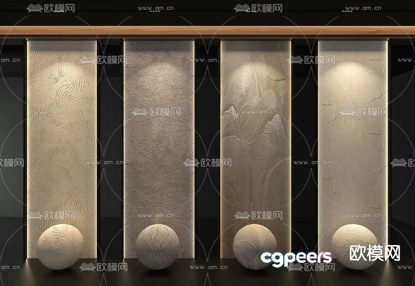 Diatom mud texture paint art paint background wall 3d model
