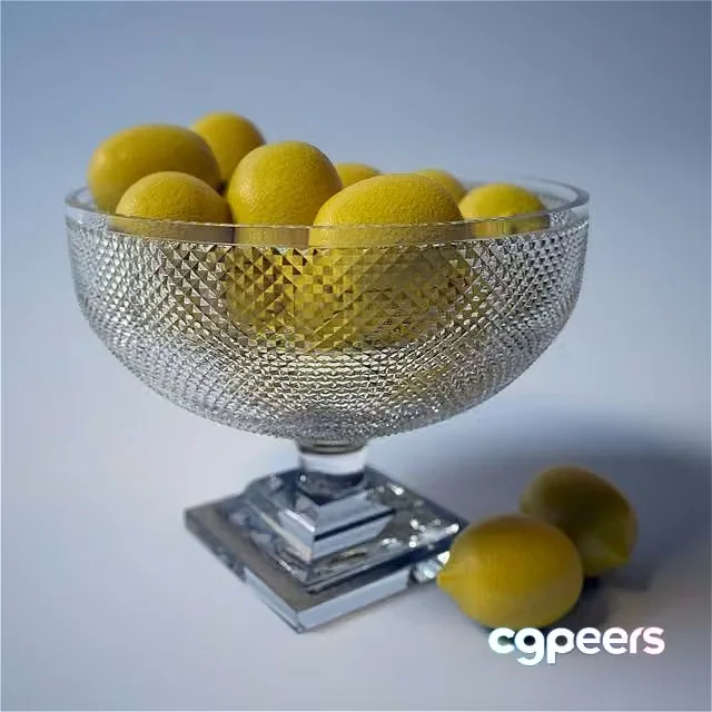 3ds Max Free – Plates, Lemon