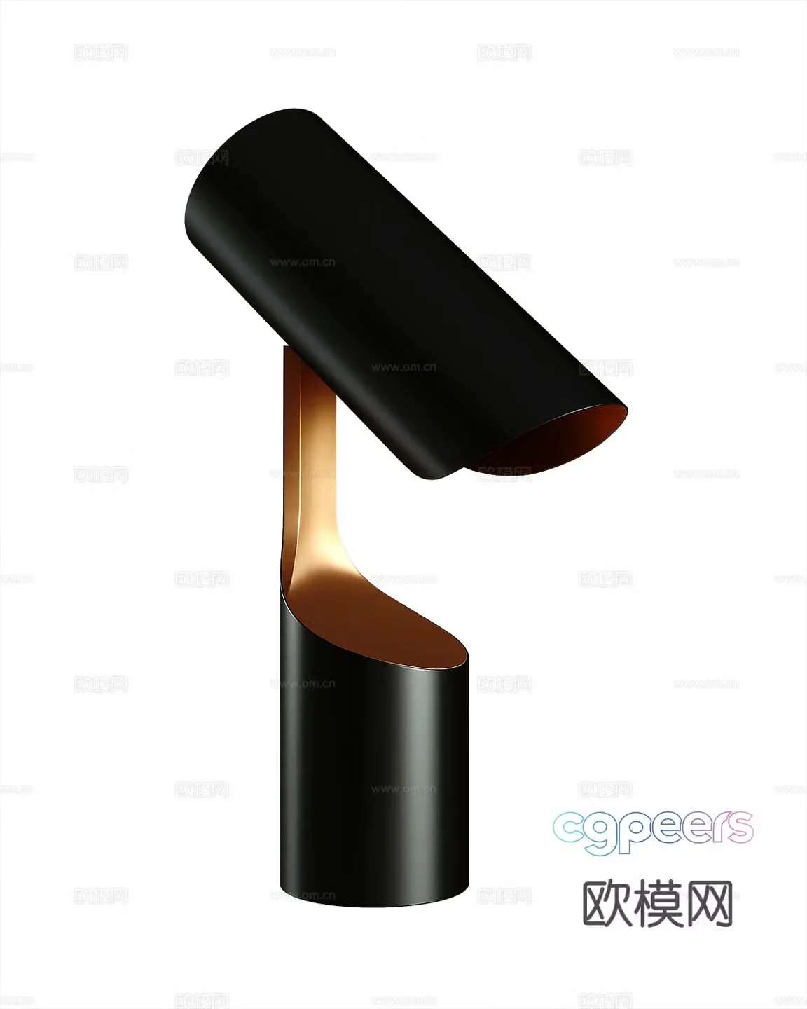 Modern desk lamp 3d model
