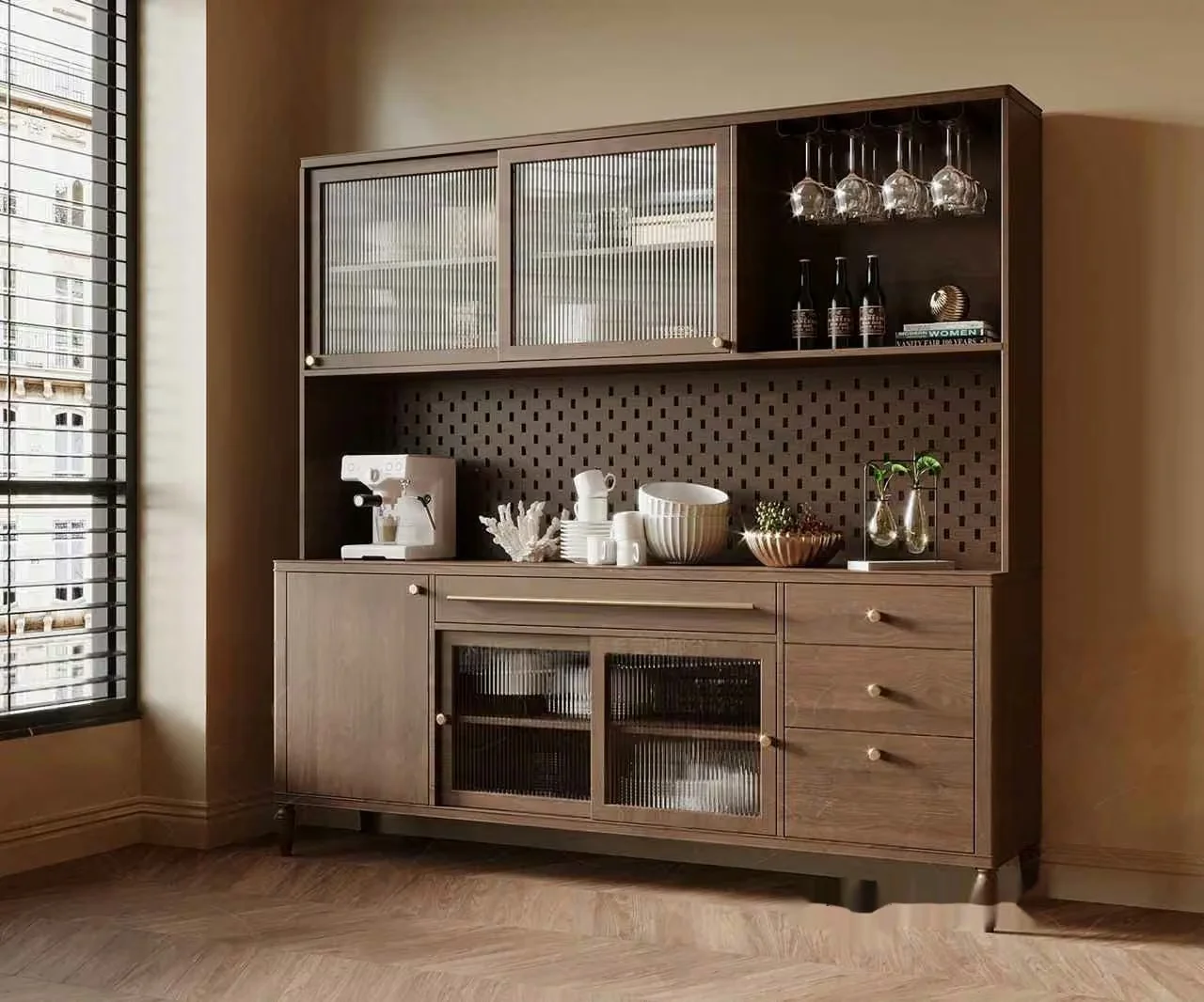 Mid-Century Modern Hutch 3D Model – 1460 – VRAY Render