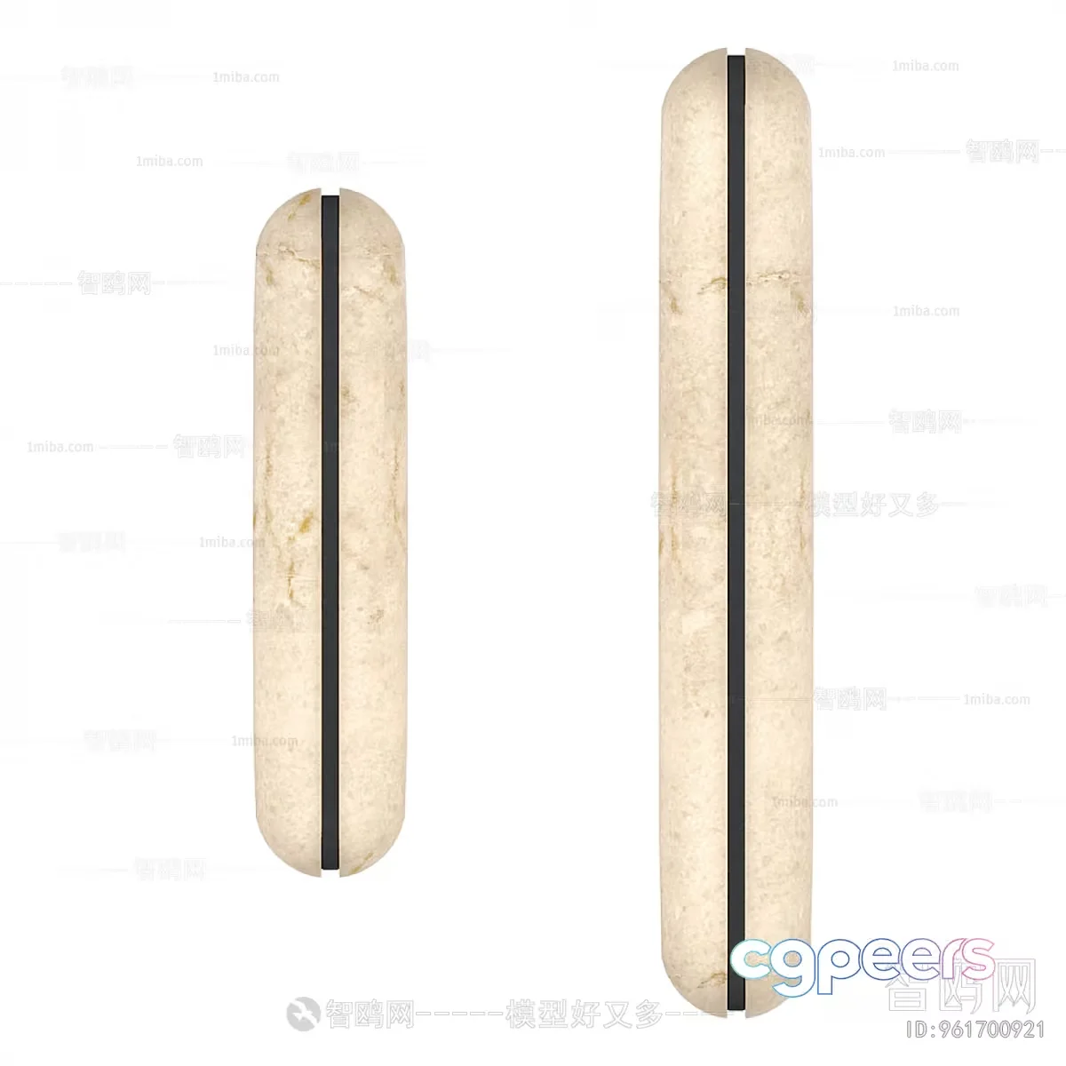 A Pair Of Door Handles 3D Model – 10465 – CORONA Render