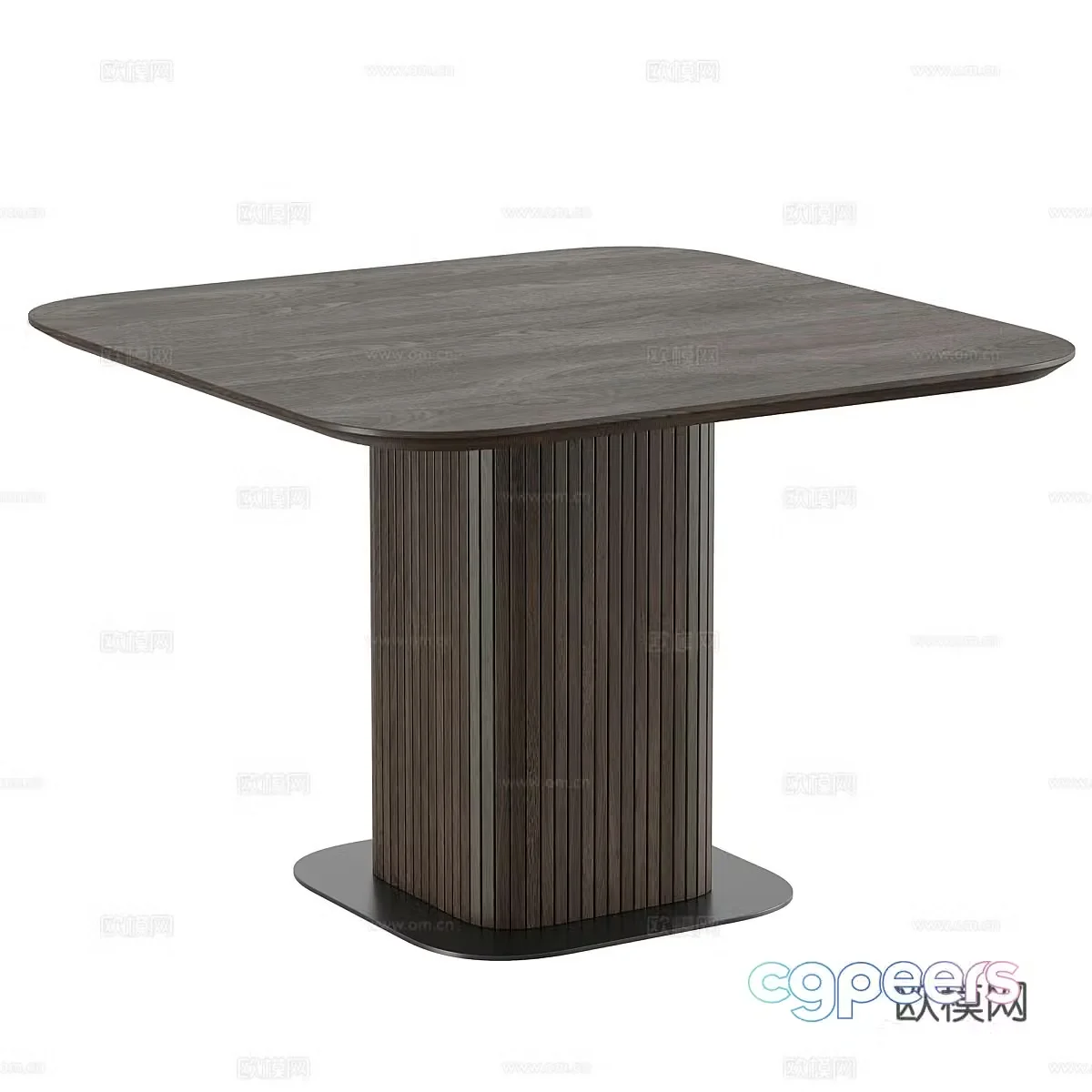 Modern Italian minimalist Glide dining table 3d model