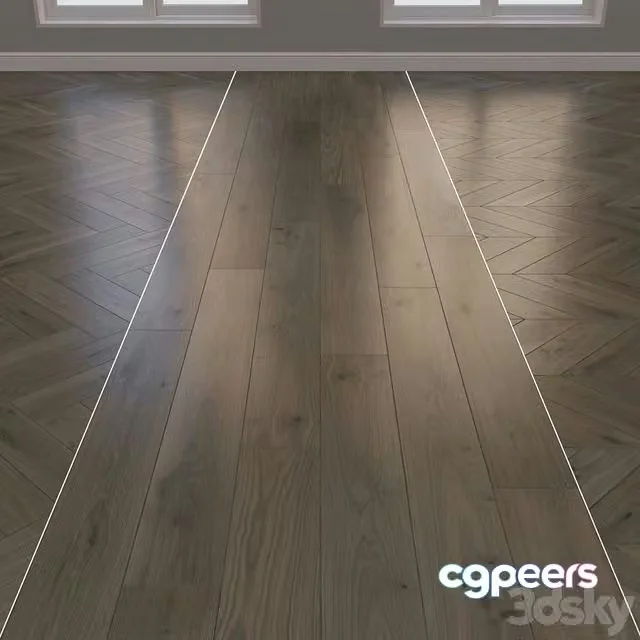 3ds Max Free – Parquet board Kraft layout herringbone, chevron and linear 15