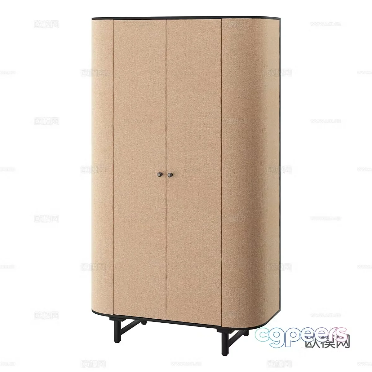 Modern Wardrobe Storage Locker 3d Model