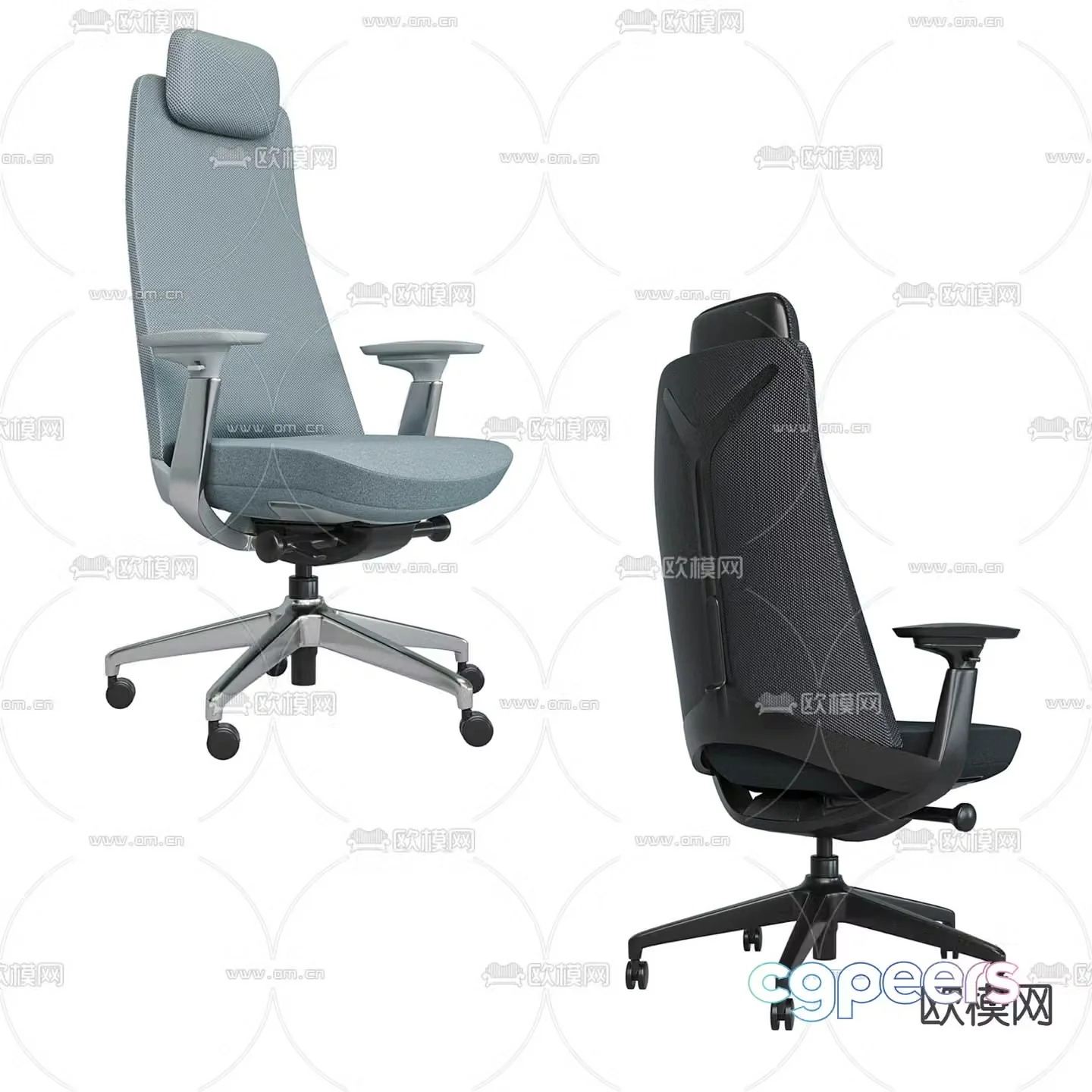 Office chair executive chair boss chair 3d model