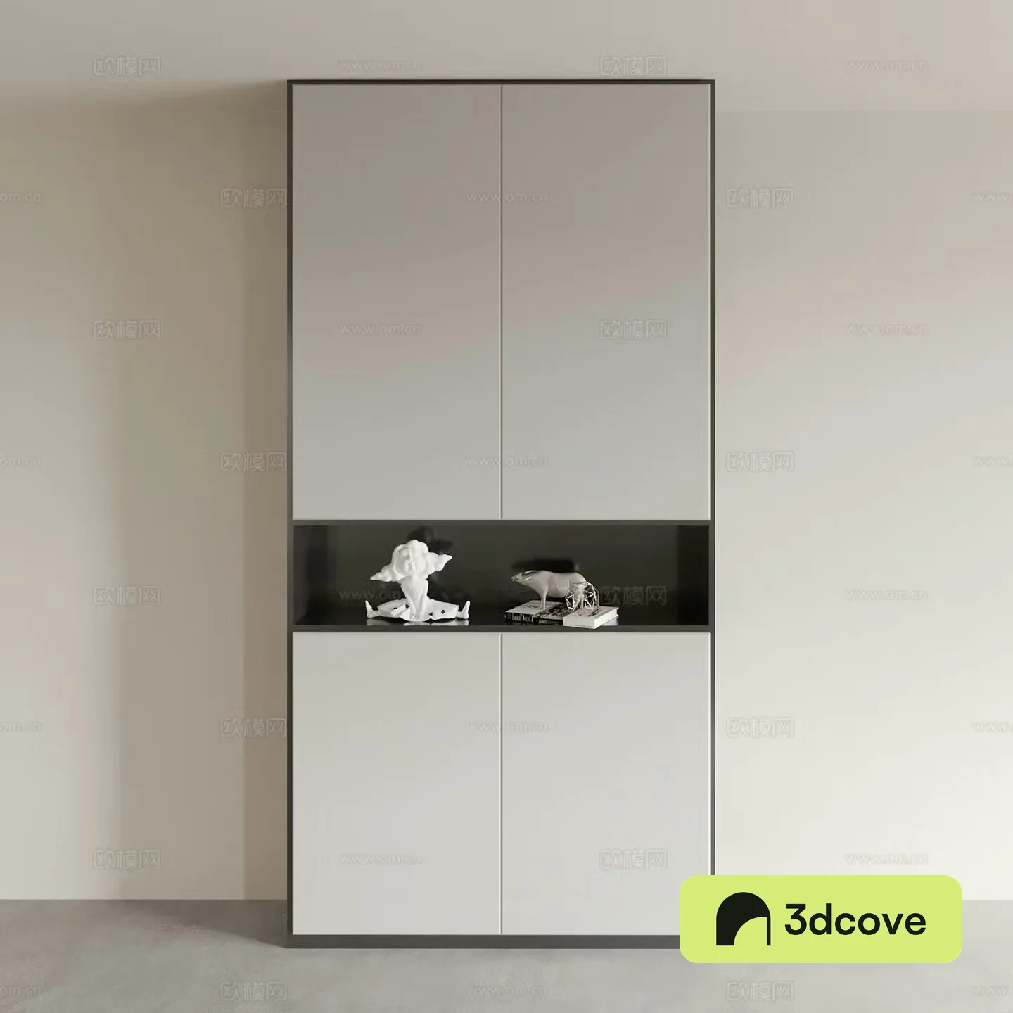 Modern minimalist shoe cabinet high cabinet