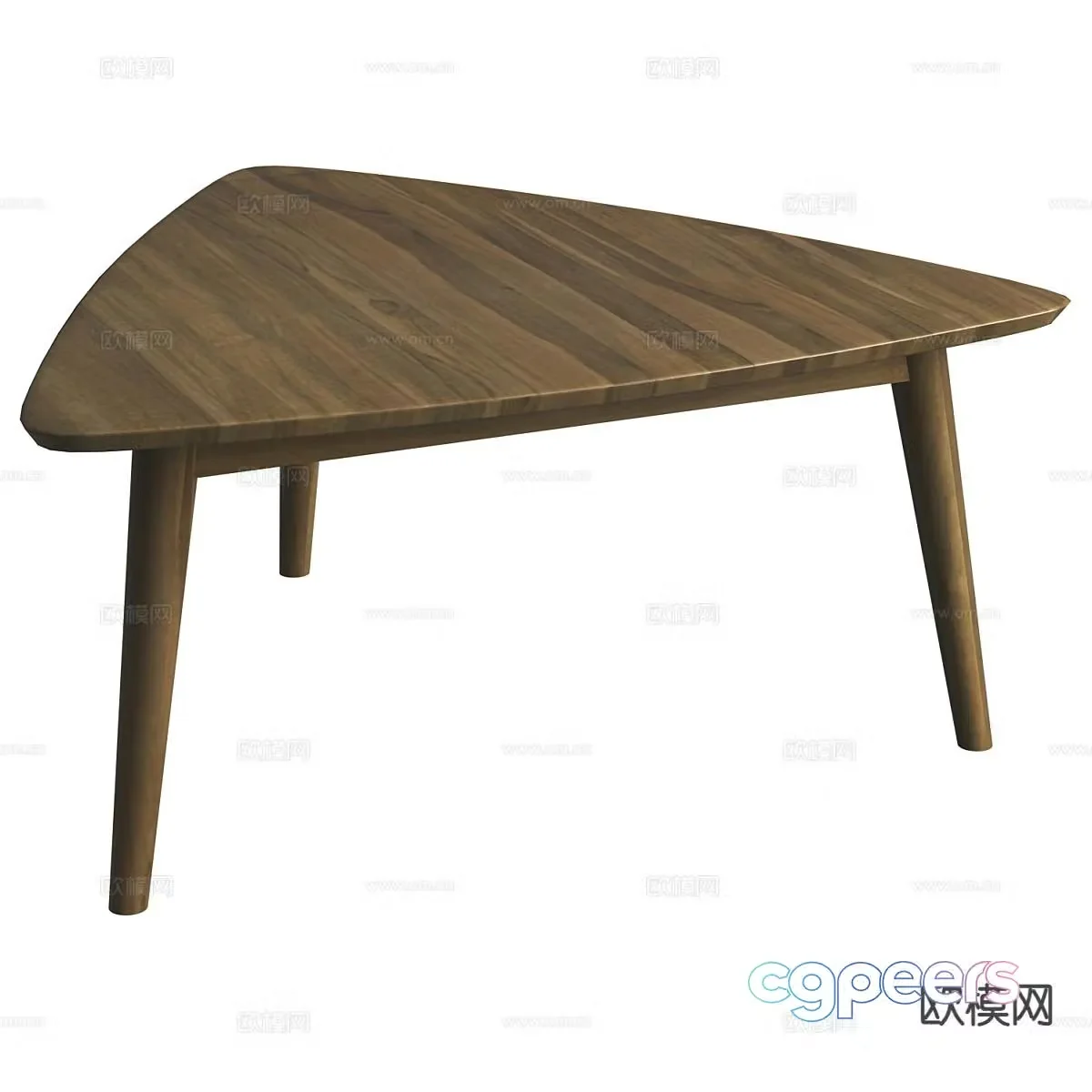 Nordic triangle coffee table 3d model