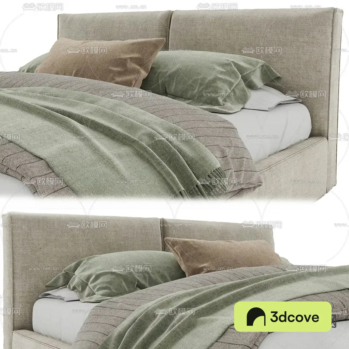 Modern double bed