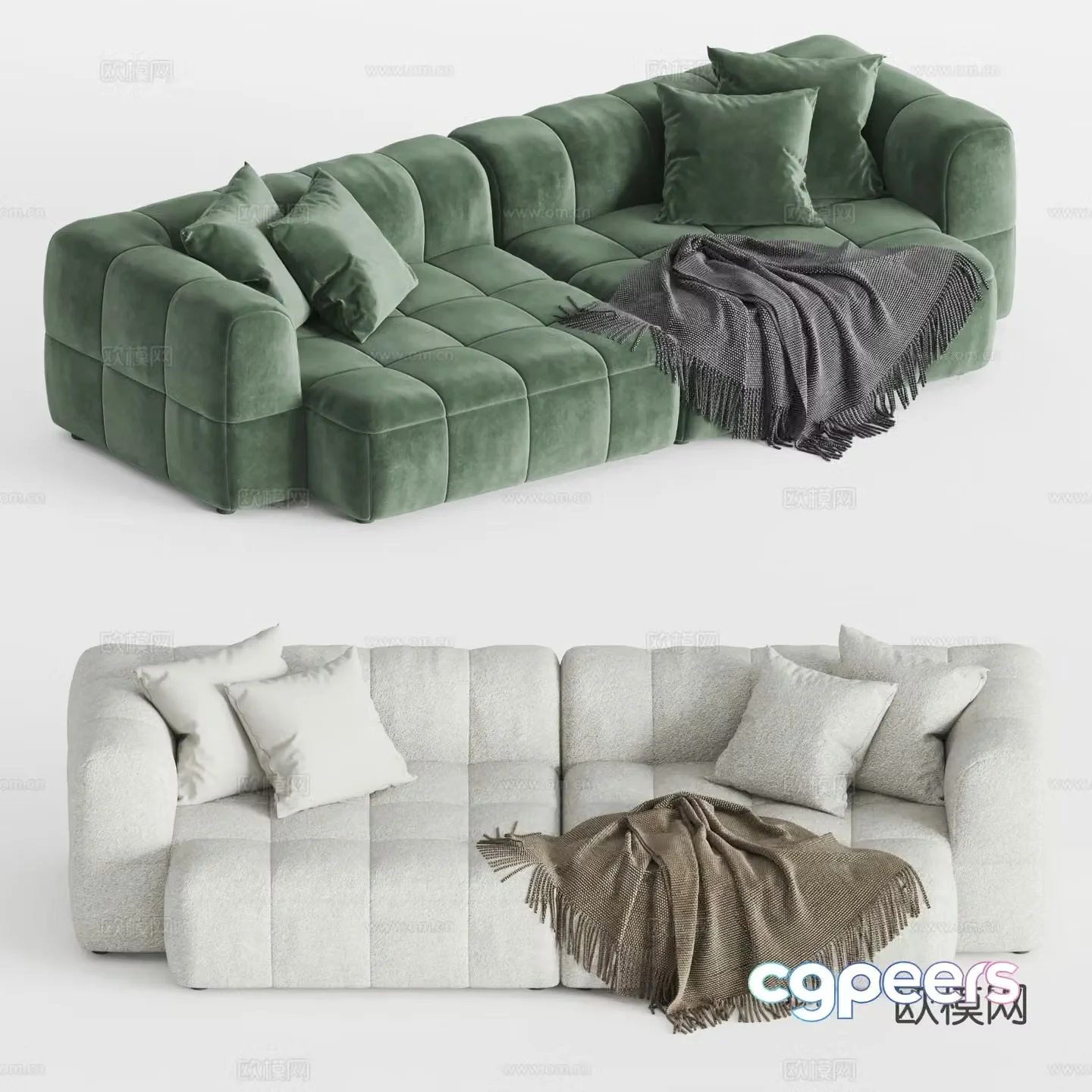 Cosmo loveseat 3d model