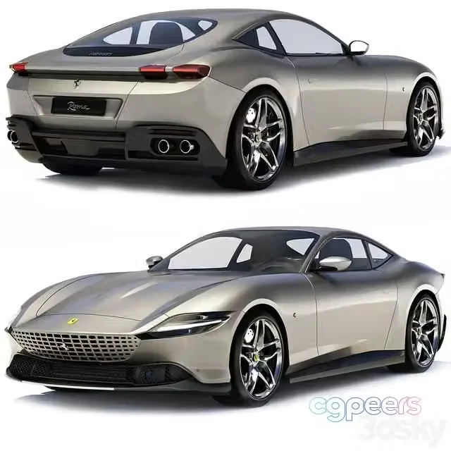 3ds Max Free – Ferrari Roma 2020