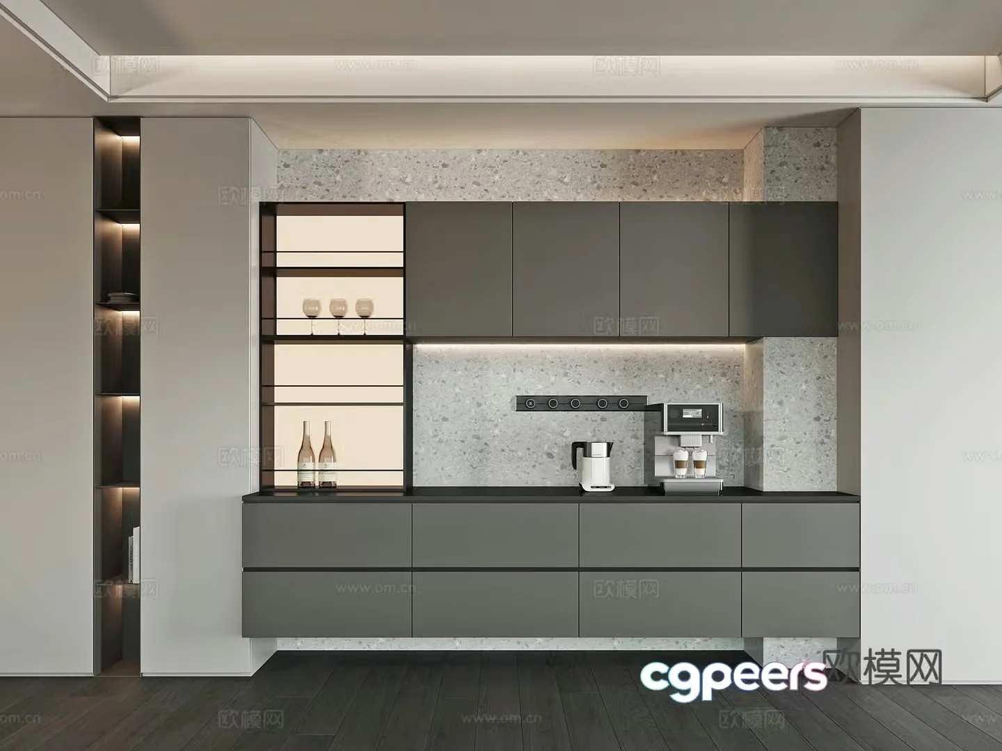 Modern sideboard 3D model