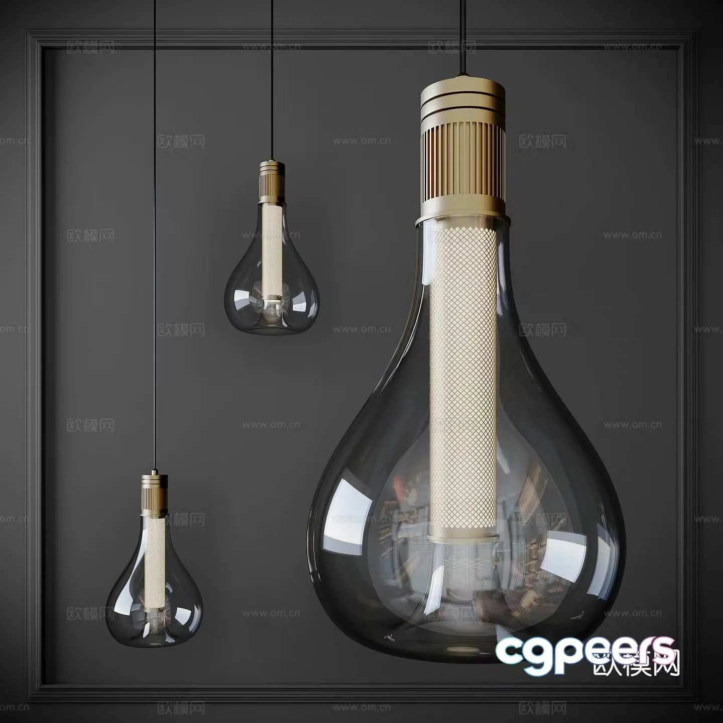 Chandelier Small Chandelier Glass Chandelier Bedside Chandelier Art Chandelier Restaurant Chandelier 3D Model