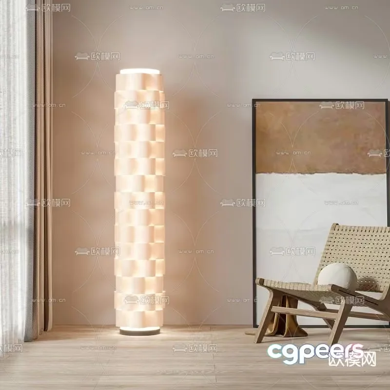 Modern Living Room 3D Model – 10367 – VRAY Render