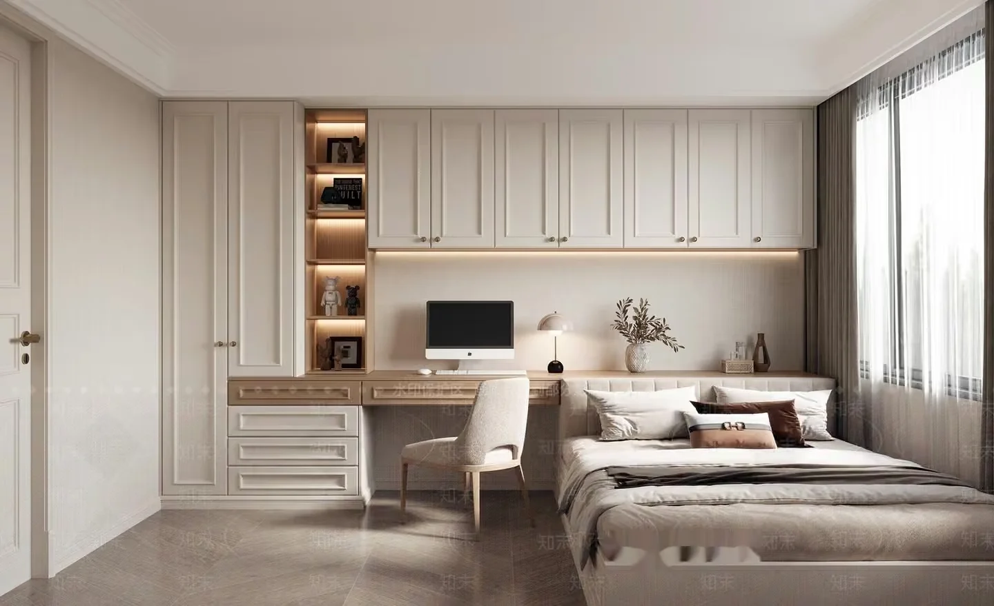 Cozy Bedroom 3D Model – 17135 – VRAY Render