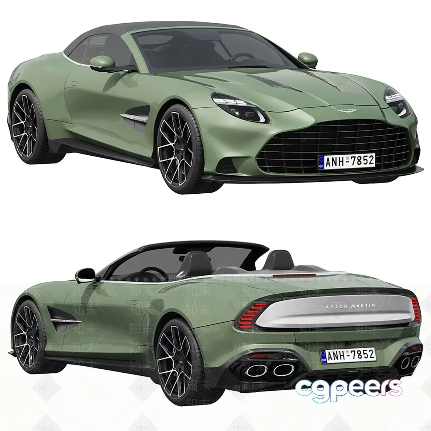 Aston Martin Car 3D Model – 21879 – VRAY Render