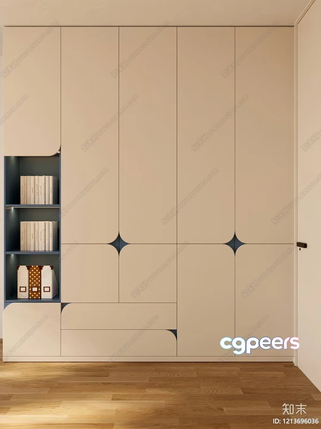 Modern Storage Unit 3D Model – 17858 – VRAY Render