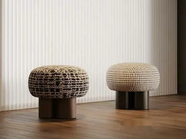 Two Woven Stools 3D Model – 8066 – VRAY Render