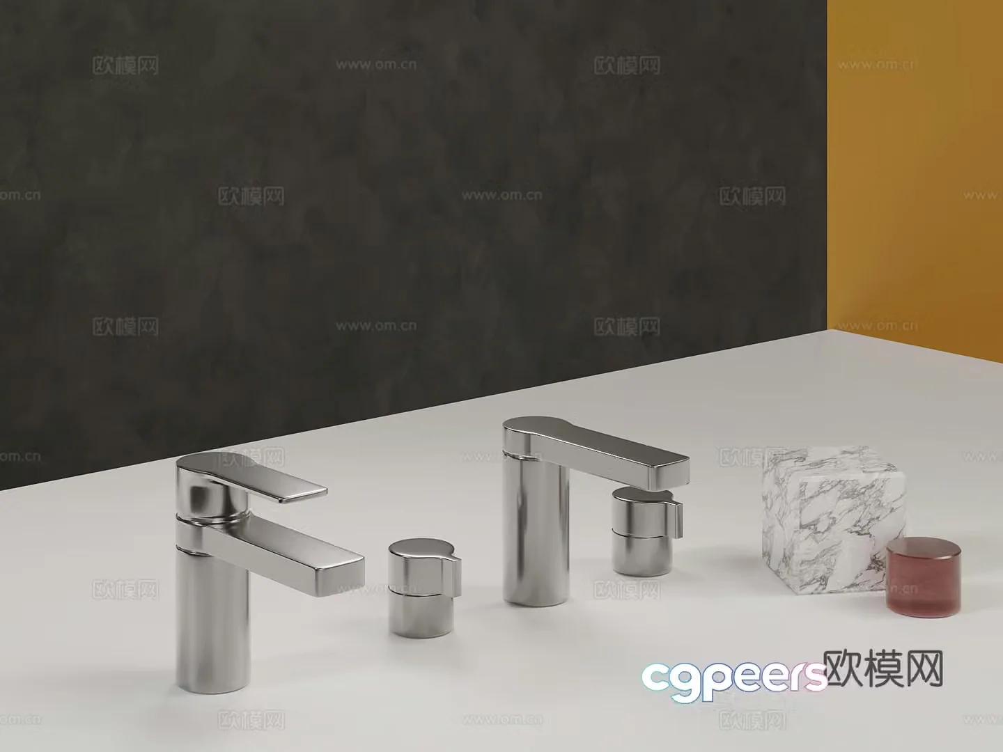 Modern faucet 3d model