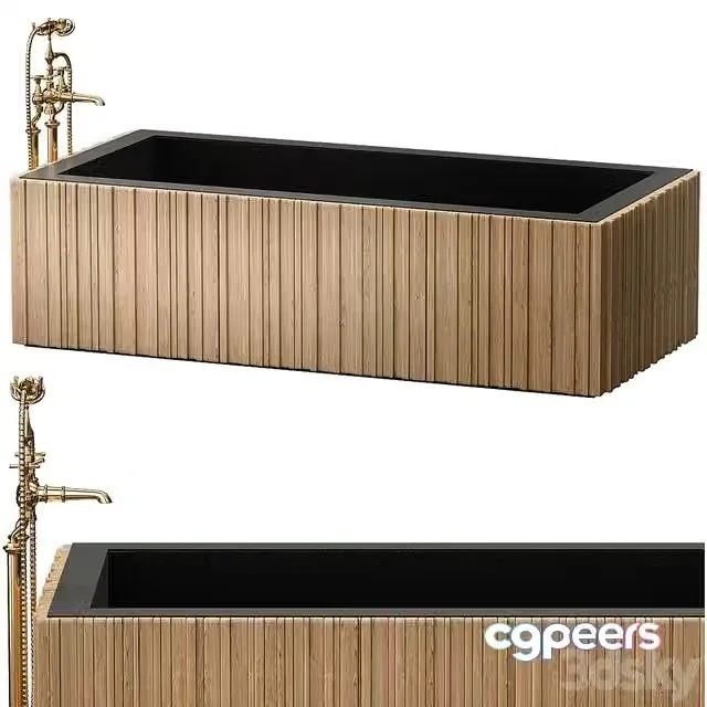 3ds Max Free – ISHIBURO Vasca da bagno By SALVATORI