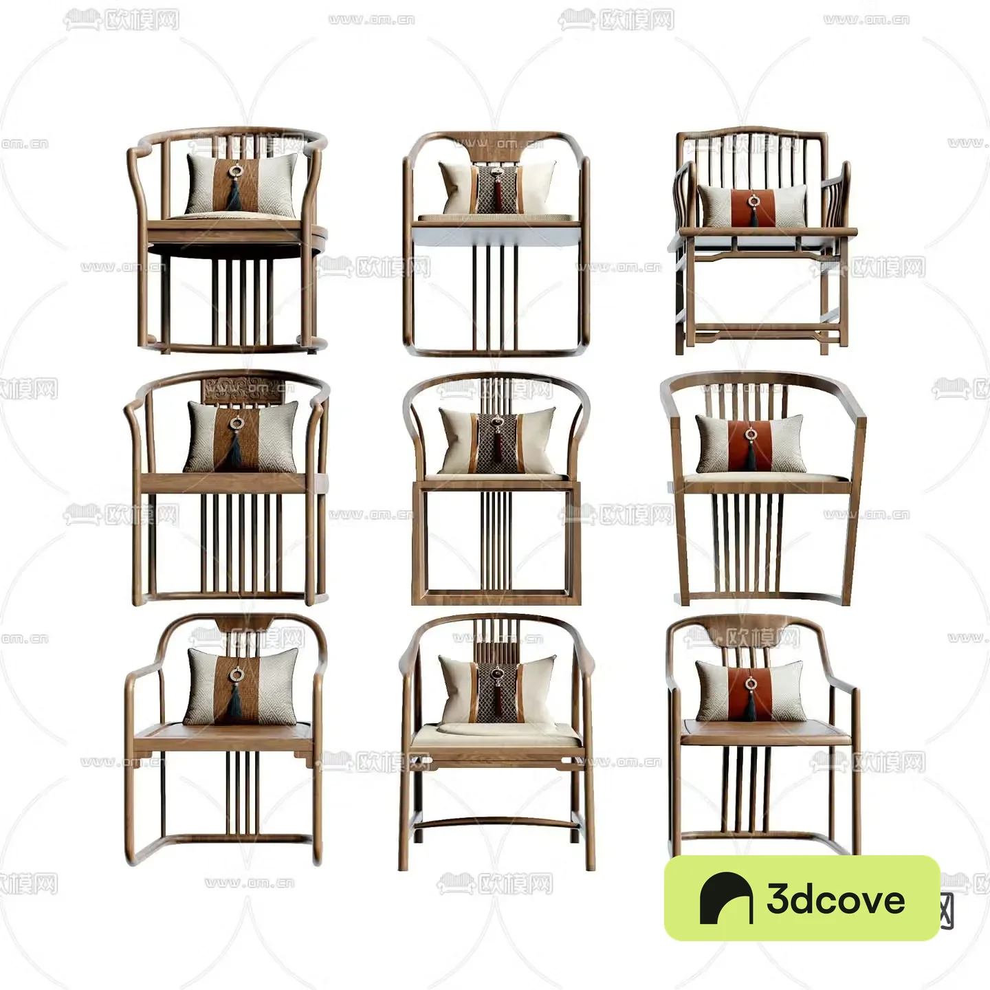 New Chinese style chair arm chair Taishi chair