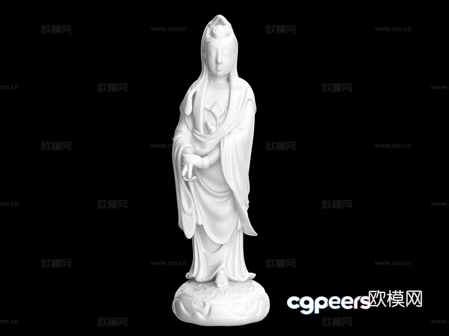Buddha statue Maitreya Buddha Tathagata Buddha Sakyamuni Buddha Guanyin Bodhisattva Amitabha Buddha sculpture carving 3D model