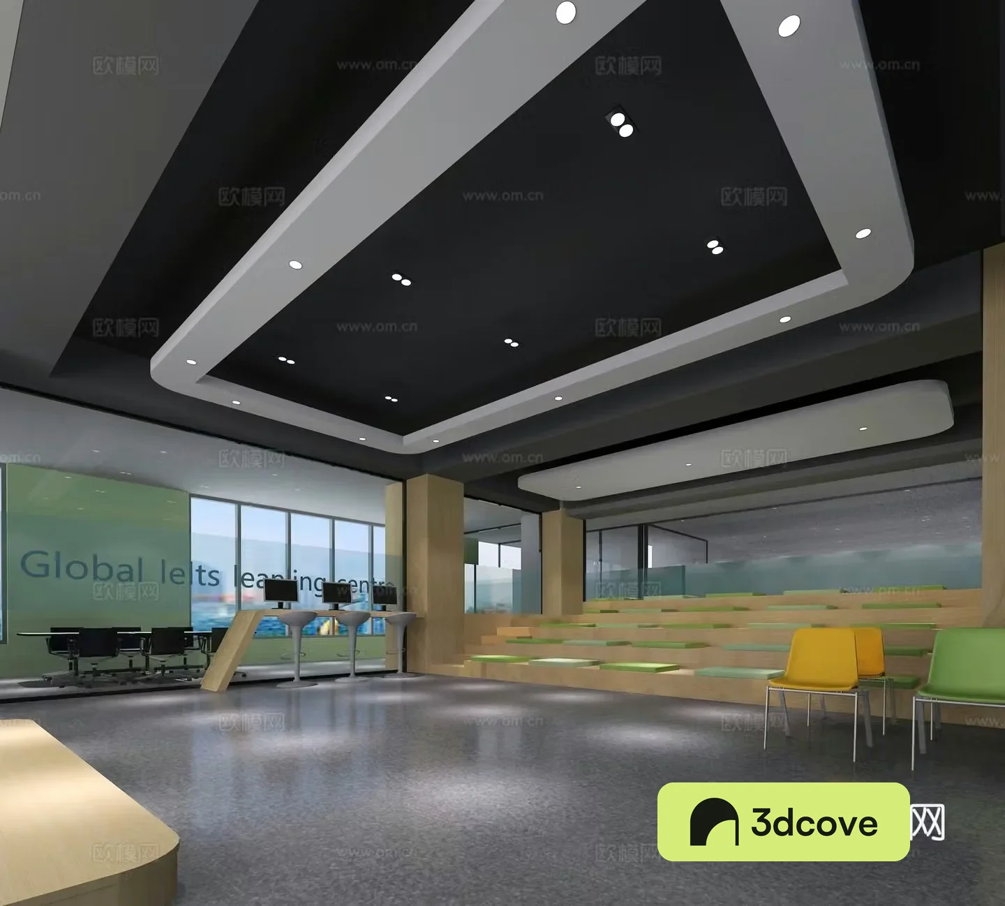 Modern training center multi-purpose hall