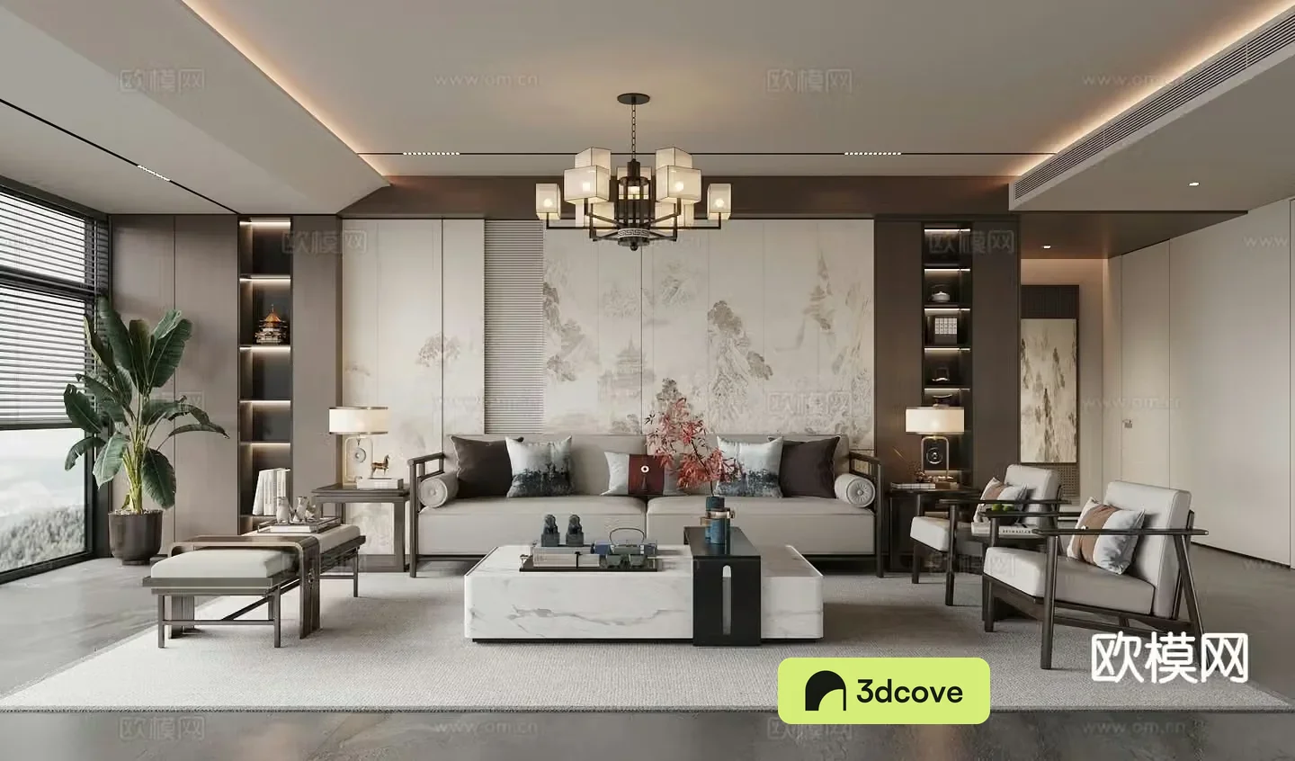 New Chinese style living room