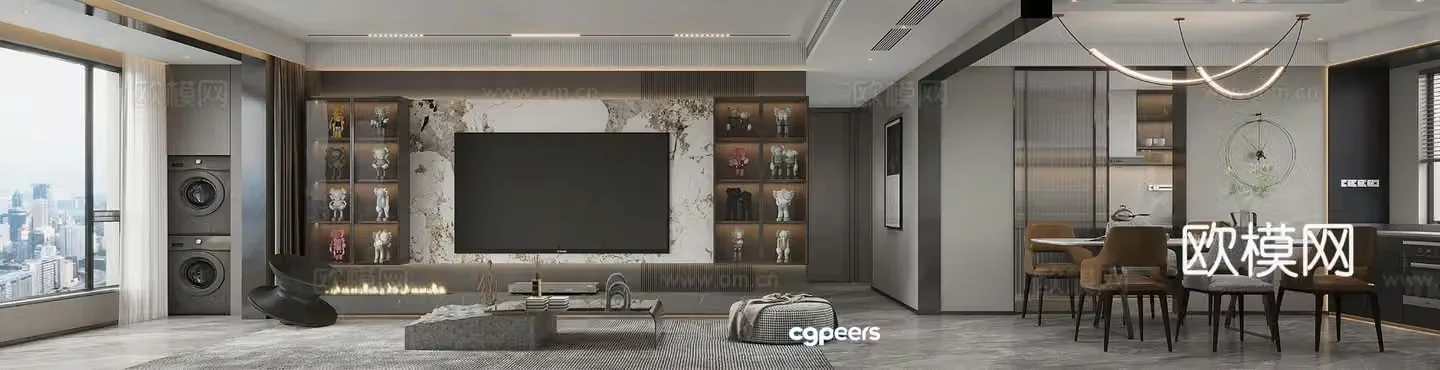 Italian restaurant 3D model