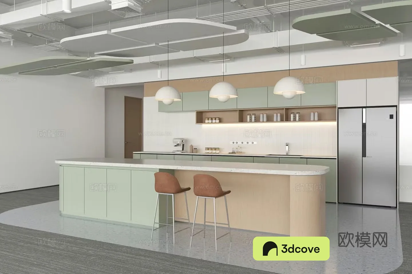 Modern tea room office and lounge area leisure area