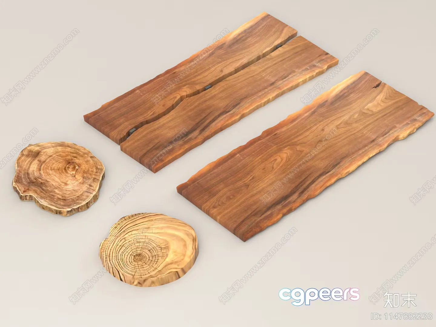 Wooden Cutting Boards 3D Model – 557 – VRAY Render