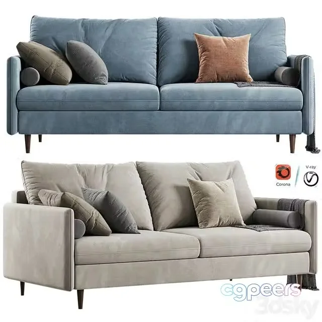 3ds Max Free – Slipson sofa