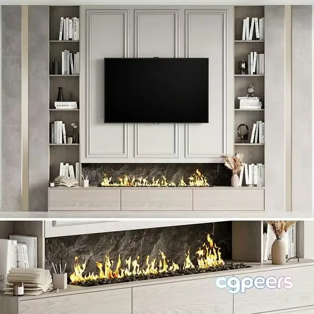3ds Max Free – TV Wall 27