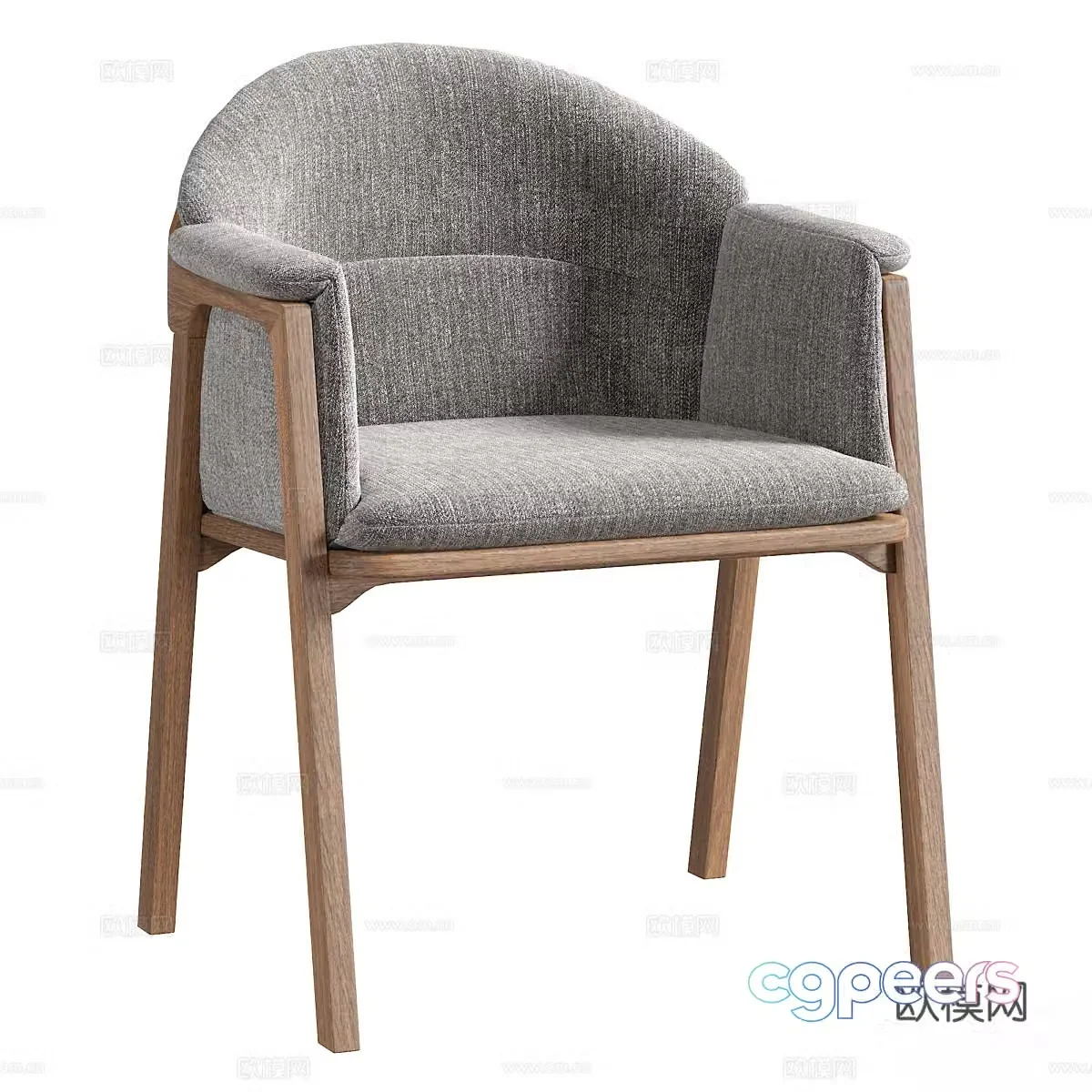New Chinese armchair 3d model