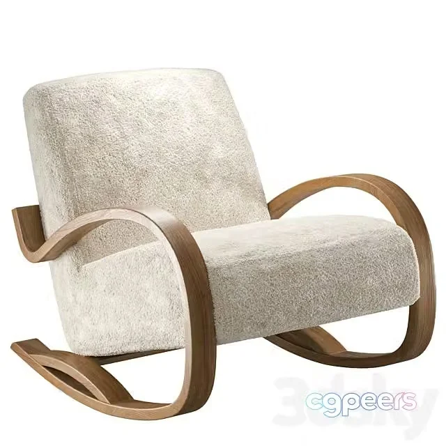 3ds Max Free – Herbin Rocking Chair by Anthropologie