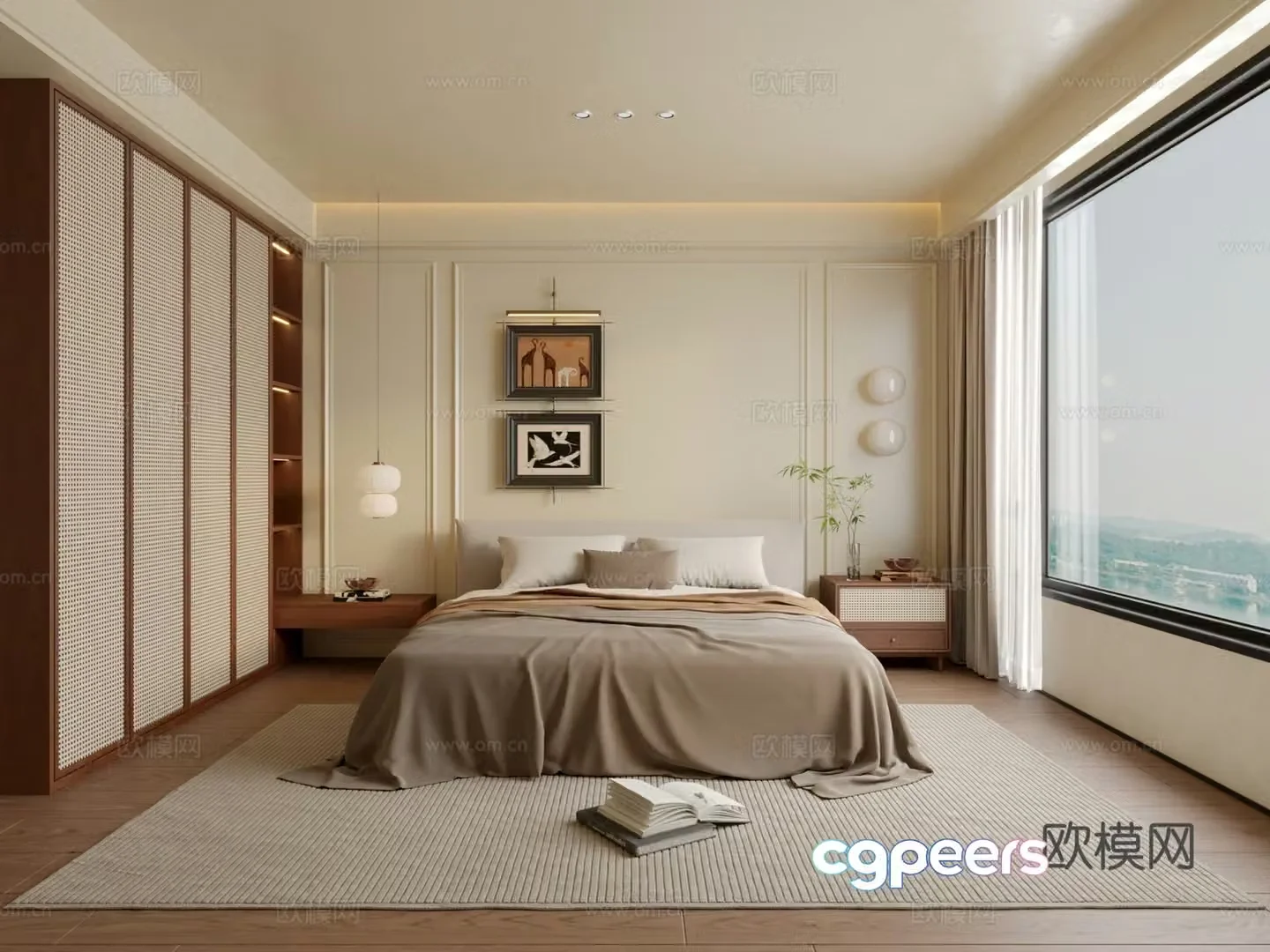 Wasabi Bedroom 3D Model
