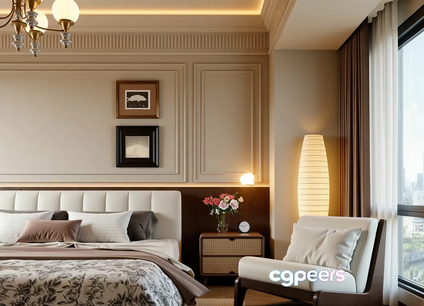 Cozy Bedroom 3D Model – 23169 – VRAY Render