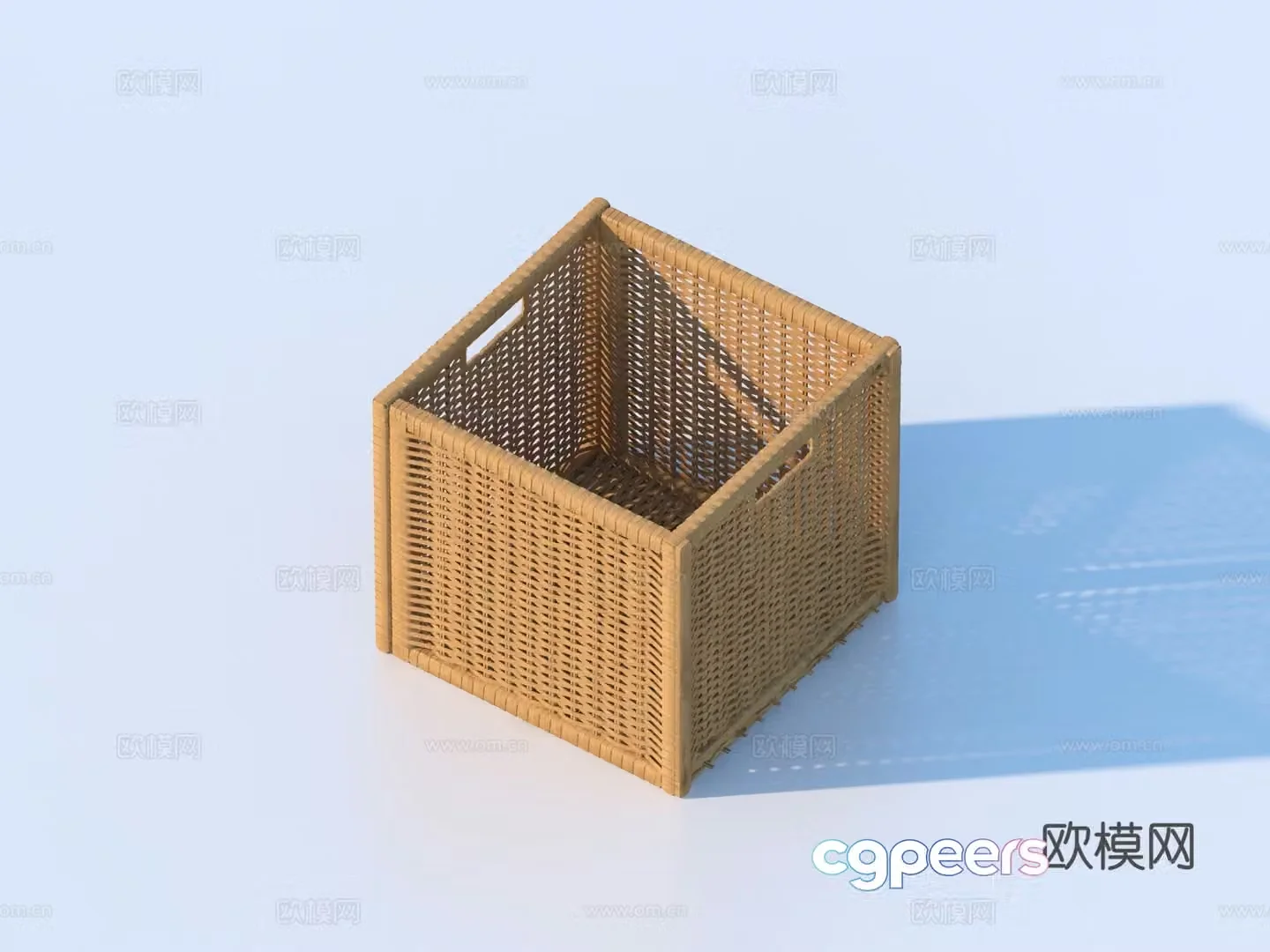 Storage basket storage box 3d model