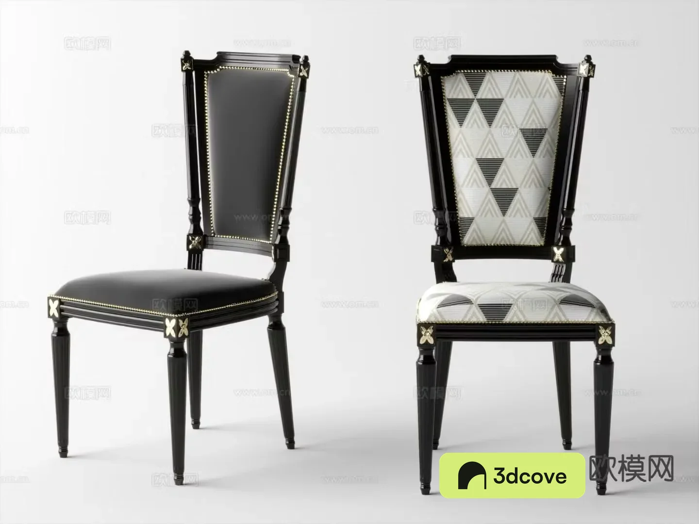 European style leisure chair dining chair