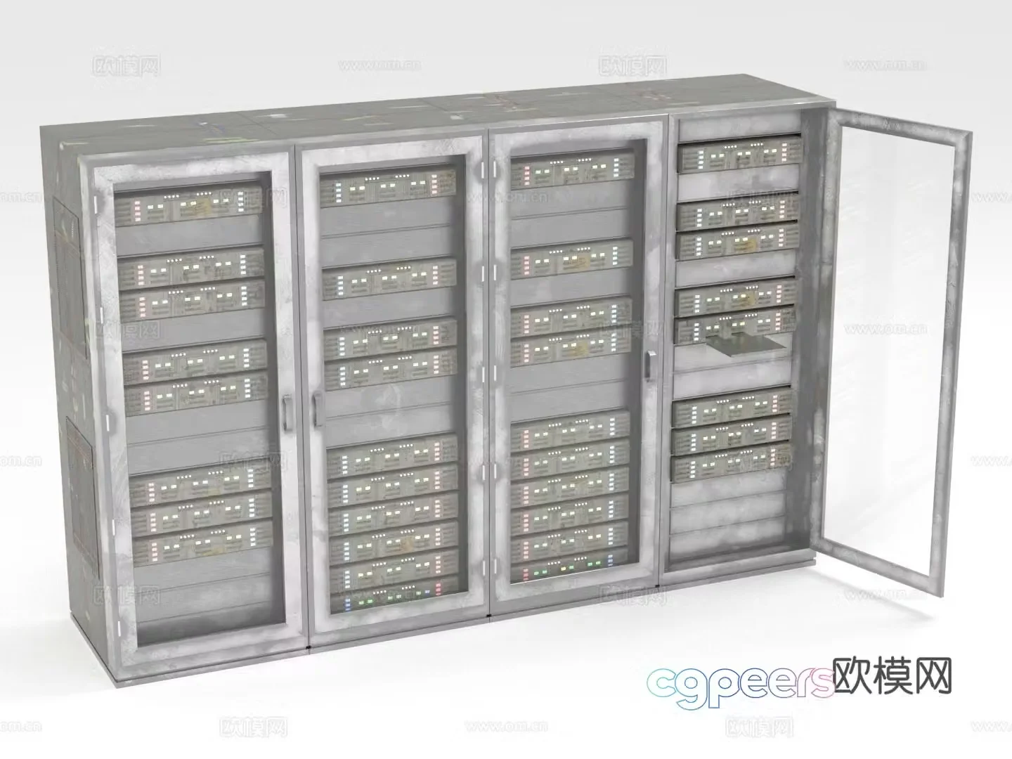 Cabinet Server Cabinet Network Cabinet Equipment Cabinet Cabinet 3D Model