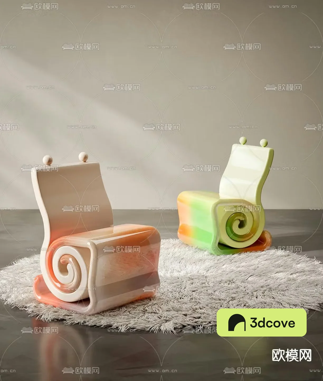 Children’s chair snail chair
