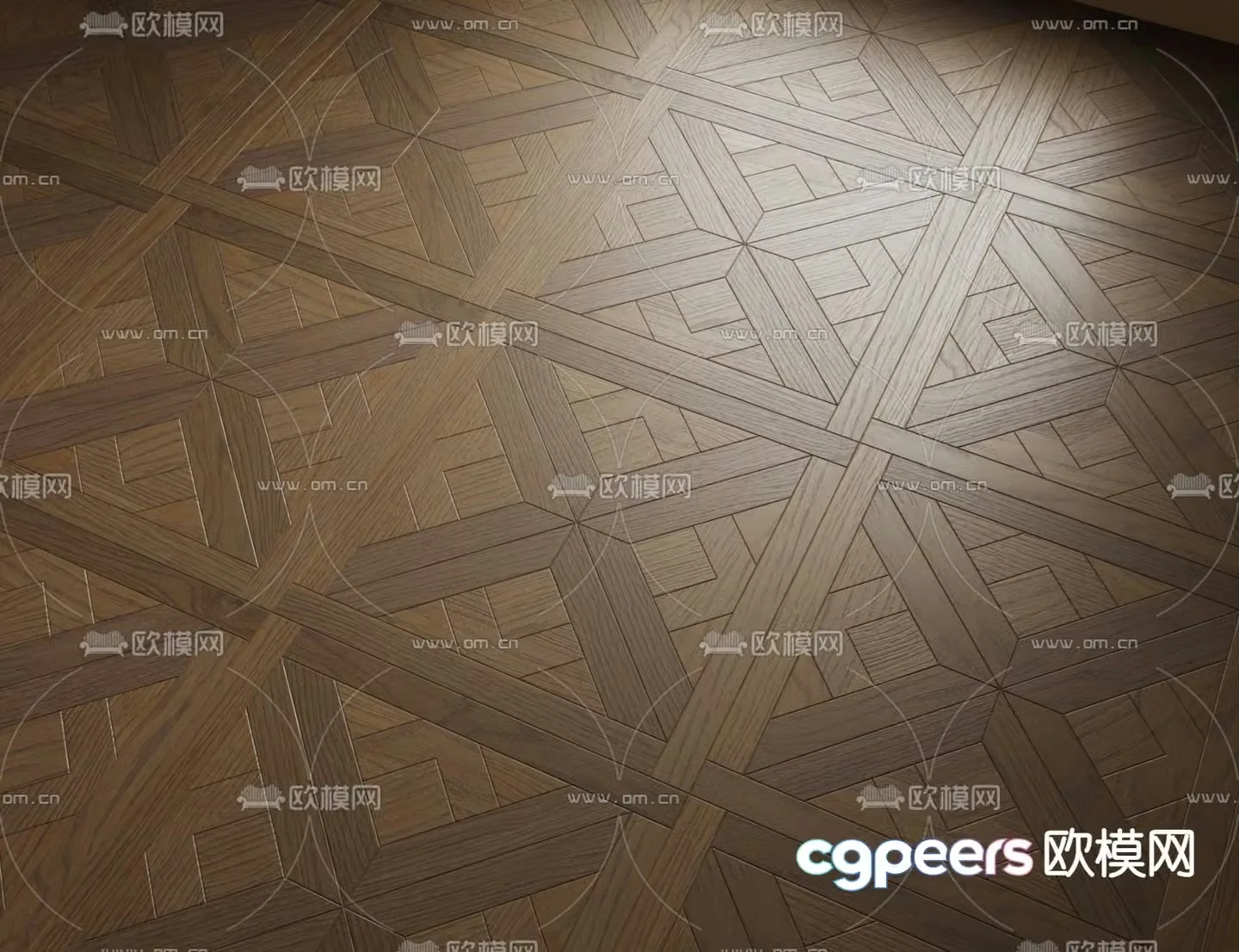 3d model of spliced â€‹â€‹wooden floor