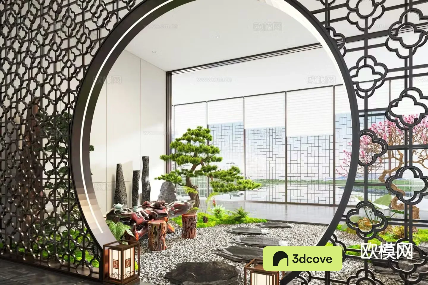 Indoor landscape landscaping landscape sketch plant landscaping