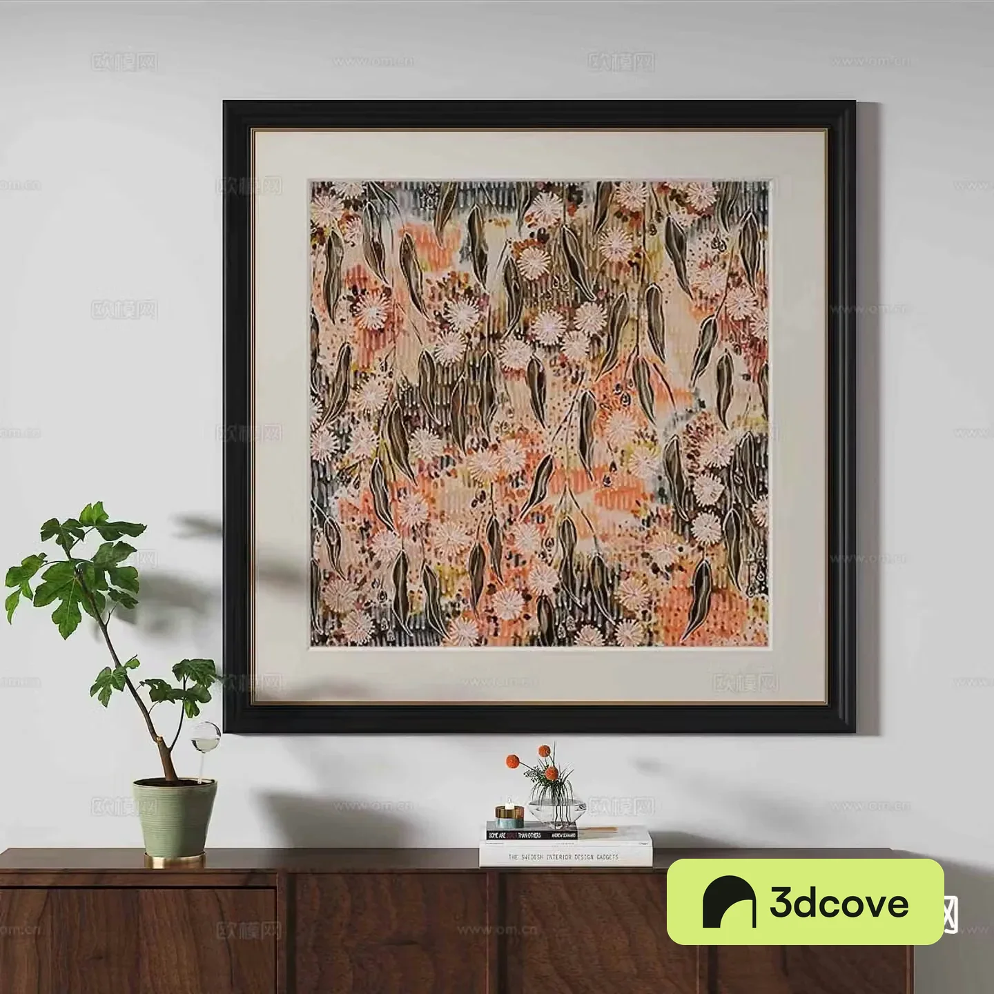 French hanging painting decorative painting
