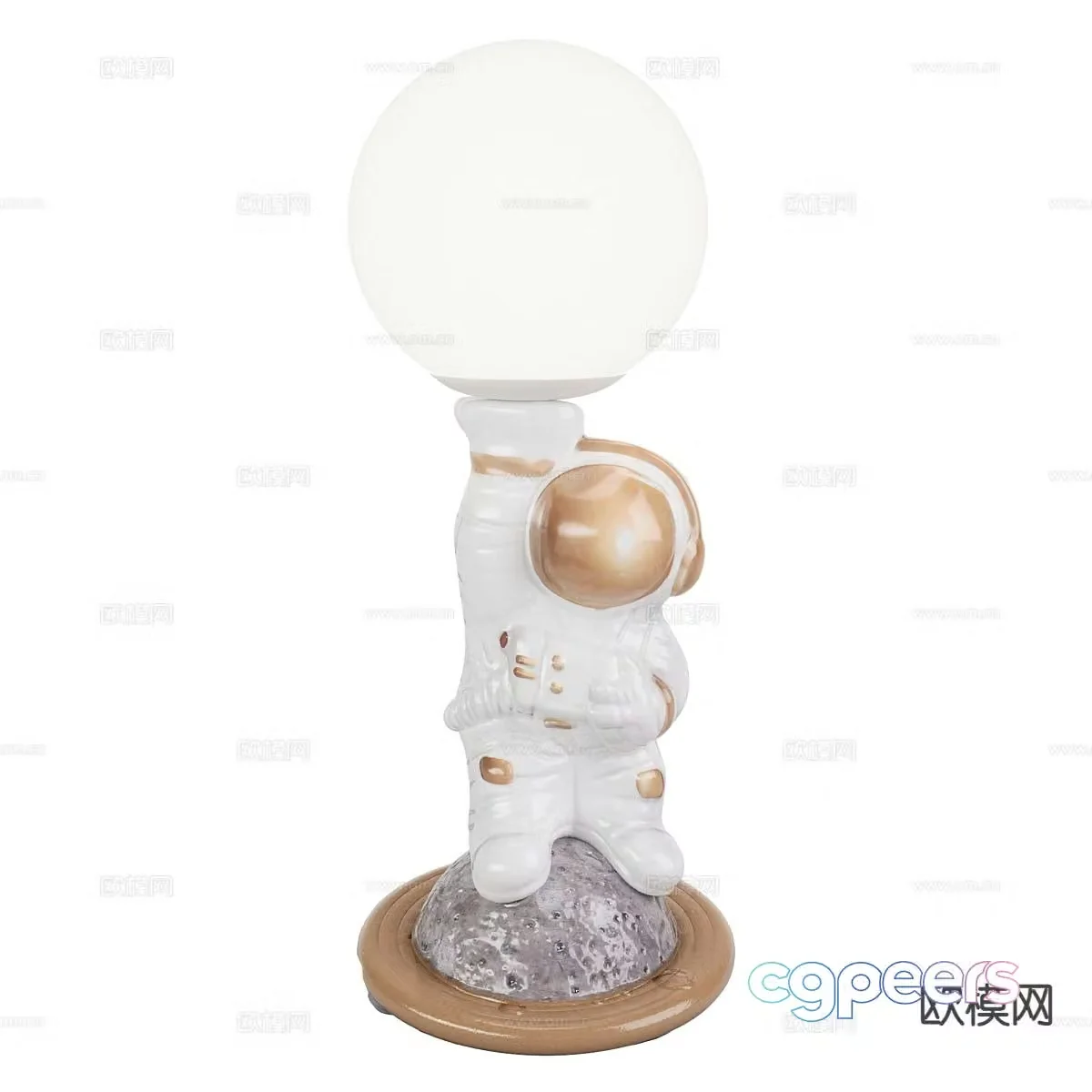 Astronaut sculpture 3d model