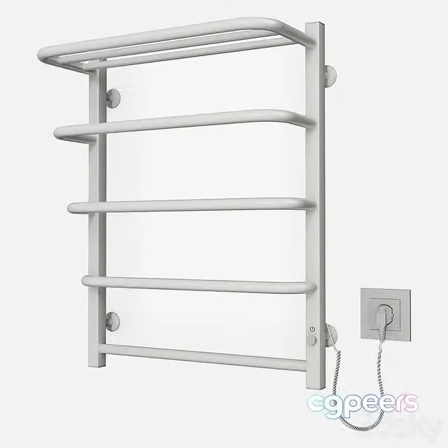 3ds Max Free – Heated towel rail of LARIS ZEBRA STANDARD