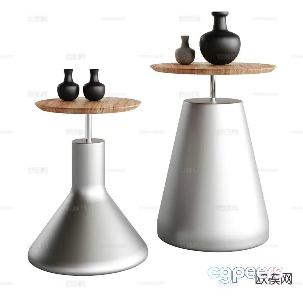 Taper side table corner table round table table table 3d model