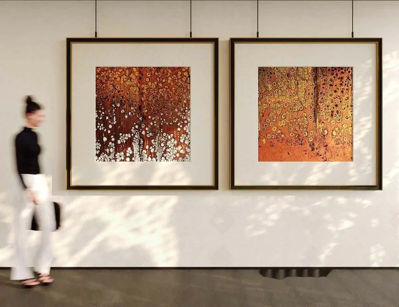 Two Framed Abstract Art Pieces 3D Model – 18405 – VRAY Render