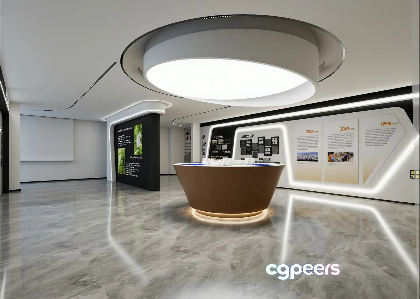 The Main Subject Is A Modern Sleek And Minimalist Design 3D Model – 5857 – VRAY Render