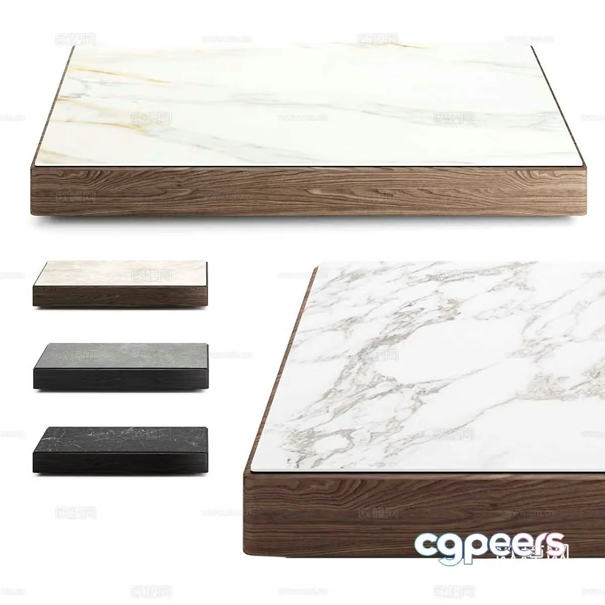 Nordic simple coffee table coffee table simple coffee table living room coffee table 3D model